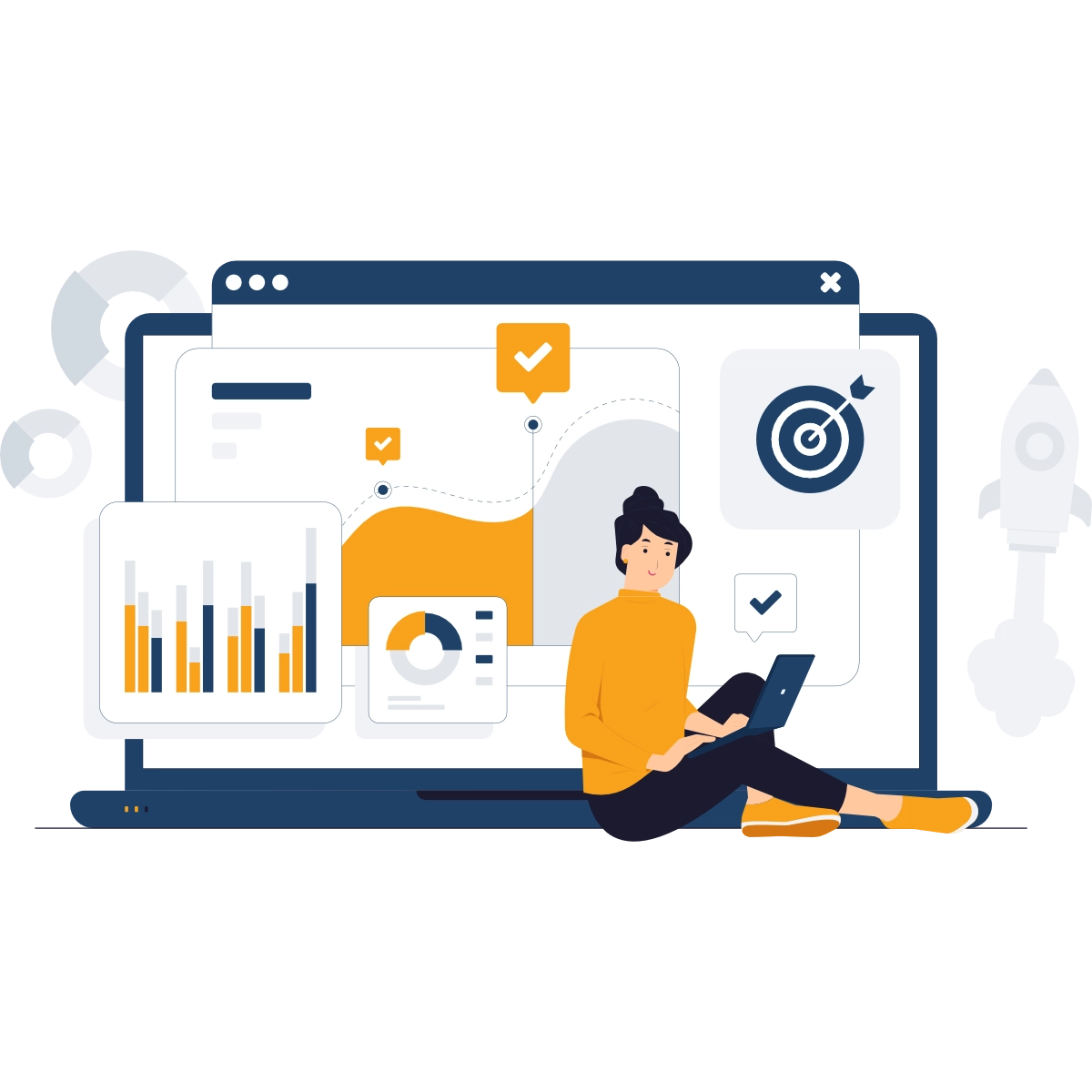 Developers coding Android apps for clients across Vadodara and Gujarat