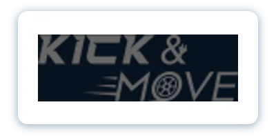 Kick Move logo - client of Avdhoot Solutions