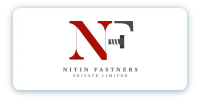 Nitin Fastners logo - client of Avdhoot Solutions